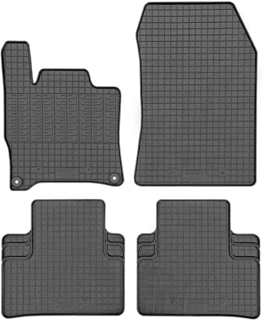 CIKCAR Satz Gummimatten passgenau | kompatibel mit 408 MHEV 2023-/308 III HB/SW MHEV 2021-/DS4 MHEV 2021-/Astra L HB/ST MHEV 2022- (4-tlg. + Montage)