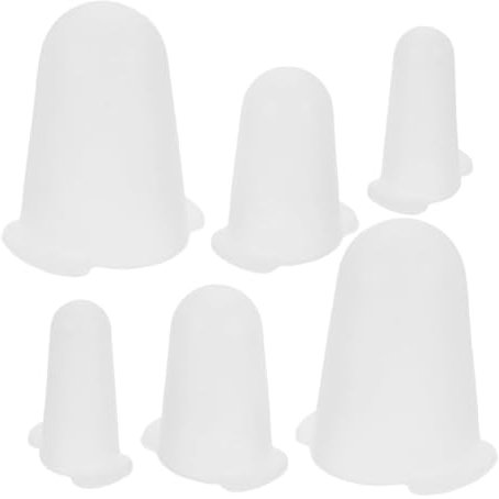 ELAYARD 6piezas Tapa para Boquilla de Decoración Fundas de Silicona Reutilizables Kit para Herramientas de Repostería Almacenamiento para Decoración de Pasteles y Cupcakes