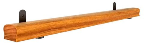 Robusta ringhiera per scale in legno per interni ed esterni, supporto antiscivolo di sicurezza da parete per casa, giardino, corridoio, loft, terrazze e asili