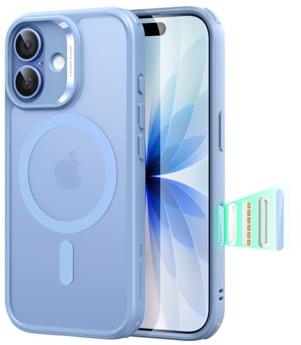 ESR Funda para iPhone 17, Control de Cámara, Compatible MagSafe, Protección Militar a Prueba de Golpes, Esquinas Air Guard, Case Híbrida Classic (HaloLock), Azul Claro Mate