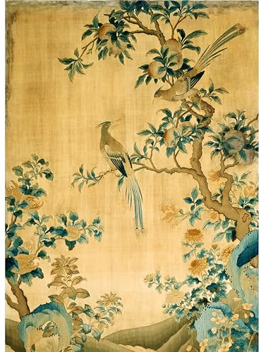 Panneau d'oiseaux chinois 3 feuilles de riz, 29,2 x 40,6 cm (A3+) – Papier de découpage pour meubles, supports mixtes, cartes et travaux manuels, découpage CRAFT KREATIVELY