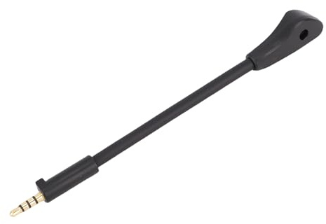 TIKATARER Microphone de Remplacement pour Casque de Jeu ROG, Micro Antibruit Détachable de 3,5 Mm, Microphone à Perche Flexible avec Suppression du Bruit, Idéal pour Casque de Jeu
