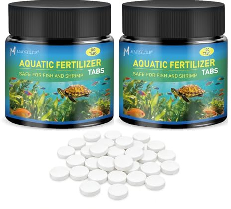 Root Tabs for Live Aquarium Plants, Freshwater Plant Fertilizer - 100 Count (2)