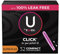 U by Kotex Tampones compactos, absorción Super Plus, sin perfume, 32 unidades