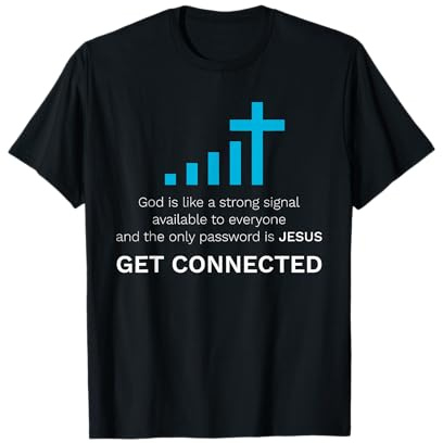 Prêtre catholique | Cadeau amusant | Croix connectée T-Shirt