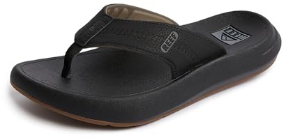 REEF Homme Swellsole Cruiser Tongues, Black/Grey, 42 EU