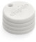 Chipolo ONE Point - 4 Pack - Key Finder, Bluetooth Tracker for Keys, Bag - Works with Google's Find My Device app (Android only) (Off white)