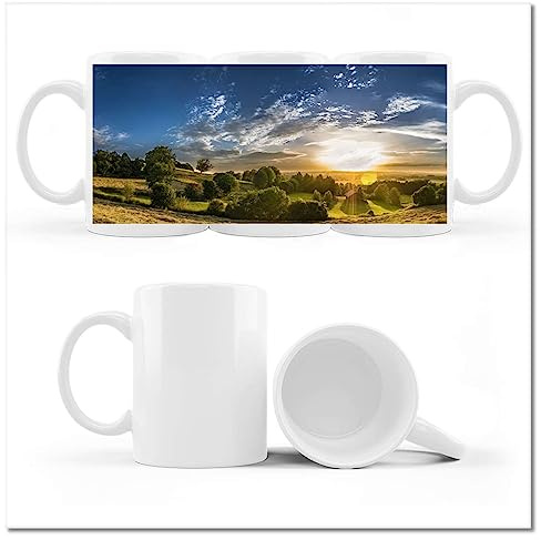 Tasse à café et thé Personnalisée avec photo panoramique Photo N° H10064M_Cup
