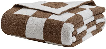bearberry Soft Plush Throw Blanket for Couch, Cozy Warm & Lightweight