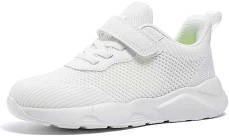 Fudaolee Chaussures de Course pour Enfant Garçon Tennis Chaussure de Sports Fille Respirante Basket Mode Antidérapantes Sneakers Légère Sport Running Shoes