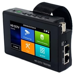 Tester per telecamere IP Tester IP CCTV 4K IPC-1800 Plus 4 In Polso IP AHD CVI TVI CVBS Monitor 5 In 1 For Tester Telecamera IP Analogica Tester H.265 POE CFTV Monitor per tester TVCC di sicurezza(Col