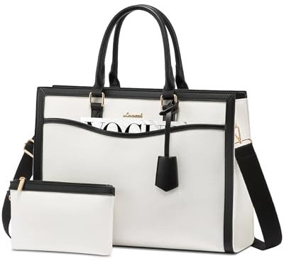 LOVEVOOK Laptoptasche Damen 15.6 Zoll Handtasche Groß Shopper Tote Bag Arbeitstasche Schultertaschen Umhängetasche Gross Aktentasche Lehrertasche Shoulder für Uni Business