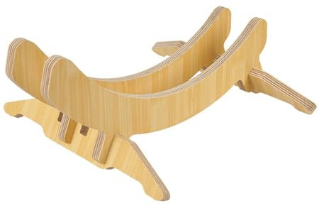 Smileshiney Soporte Bicicleta Madera - Soporte Para Suelo, Soporte De Suelo Para Bicicletas, Aparcamiento Para Bicicletas, Portabicicletas De Madera Con Suelo Extraíble