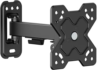 PureMounts TV-skärm väggfäste, universellt lutnings- och svängbart fäste max. VESA 100 x 100 mm för TV-skärm på 13–32 tum upp till 20 kg, svart