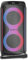 Altavoz portátil Bluetooth Zen Rings Potente de 600W, 7H de batería, luces LED RGB. Altavoz Grande con TWS, Aux in, USB, entrada de micrófono, y micrófono inalámbrico, con radio FM y con gran potencia