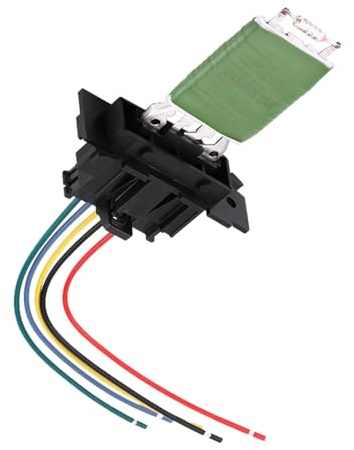 Ejoyous Gebläse Vorwiderstand, Auto Motor Heizungsgebläse Gebläseregler Widerstand Ersatz mit Reparaturstecker, für Grande Punto Qubo Punto Evo OEM 13248240 77364061 55702407 6845796
