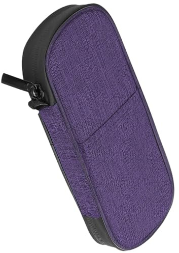 Fluxioxtna Custodia protettiva per medicinali con regolazione termica, design robusto ed efficiente, per uso quotidiano, custodia protettiva per medicinali, Viola, Taglia unica