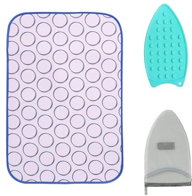 Mat di ferro | Pad di ferro resistente al calore | Tappetino desktop ripieno portatile isolamento a 6 strati isolanti non slittata trasporto asciugabile compatibile