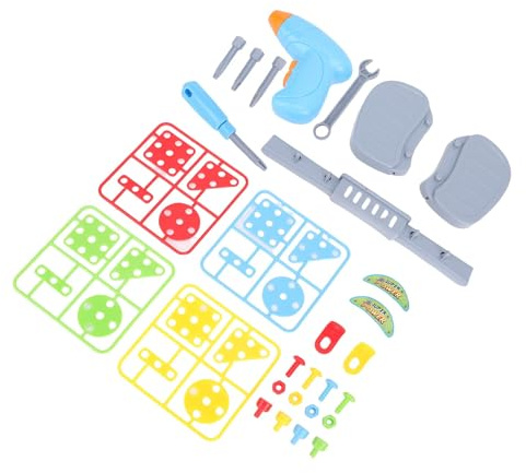 Construction Construction Toy, Cultivate Hands in the Ability Kit for Entertainment Electric Drilling Block