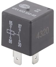 HELLA 4RA 933 332-451 Relais, Arbeitsstrom - 12V - 4-polig - Schließer - Menge: 1