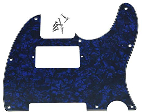 Dopro Humbucker-Plektrumschutz für USA/Mexican FD Telecaster, 8 Löcher, Blau