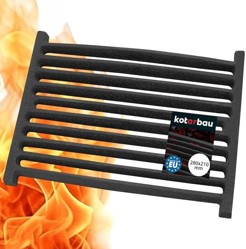 KOTARBAU Rejilla para Chimenea, 28 x 21 cm, para Cenizas, de Pizarra, para Horno