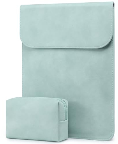HYZUO 15-16 Zoll Laptophülle für MacBook Pro 16 M5, Mintgrün | für MacBook Pro 16 M5/M4/M3/M2/M1 Pro/Max A3428 A3429 A3403 A3186 2026-2019,MacBook Pro 15 2015-2012,XPS 15,Hülle mit Tasche