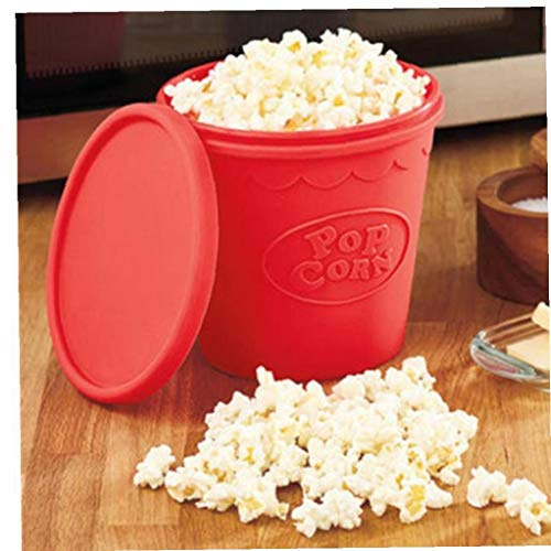 PiniceCore Silikon-mikrowellen-Popcorn-Eimer Küche Popcorn Maker Snack Bowl Family Party Supplies