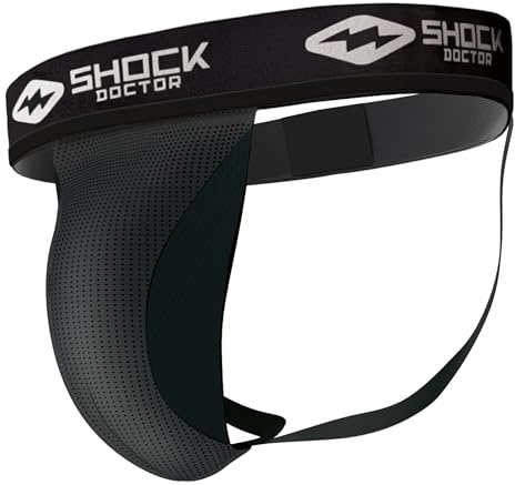 Shock Doctor 244 cm, Supporter Core con Tasca per Tazza Unisex-Adulto, Nero, Adult: Small