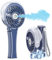 HandFan 2025 Upgraded Portable Misting Fan, Two Button Easy Operation, Handheld Rechargeable Mister-Fan, Spray Water Mist-Fans, Mini Electric Cooling Fans for Travel, Outdoors, Disney