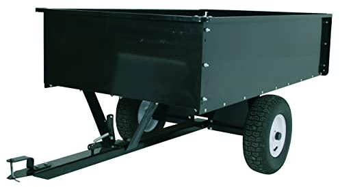 TEXAS 90053030 Anhänger kippbar mit 300 kg Traglast passend für Rasentraktoren