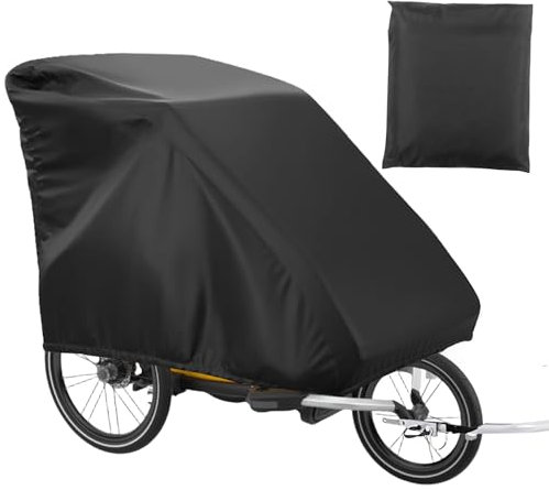 Faltgarage Abdeckung für Fahrradanhänger, Hundeanhänger & Lastenanhänger - Wasserdicht, UV-Schutz aus 210D Oxford