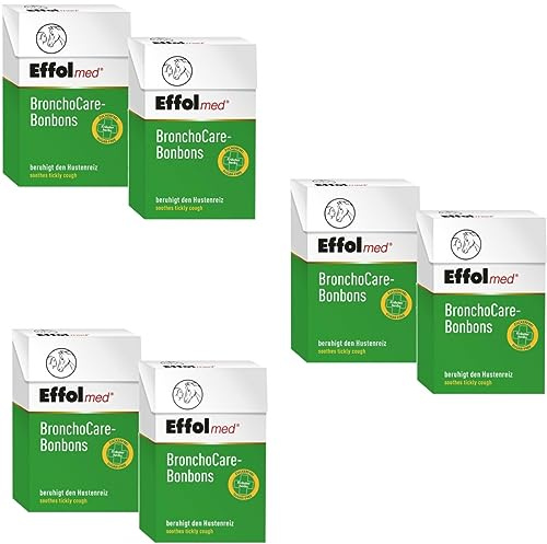 RL24 Effol – BronchoCare-godisar | hostgodis för häst och människor | hästgodis vid luftvägsproblem | naturliga bronkialörter | hästgodis utan socker | 6 x 44 g (set med 6 st)