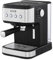 GEEPAS Espresso & Cappuccino Coffee Machine with Milk Frother, 20 Bar Pressure | 1.5L Water Tank Capacity, Stainless Steel Housing | 1100W, Silver, Ideal for Barista Quality Beverages