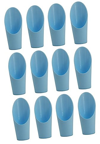 INOOMP 12stücke Kunststoffschaufeln Für Sukkulenten Kleine Pflanzen Gartengeräte Halbspitzes Design Vielseitig Einsetzbar Zufällige Farbe