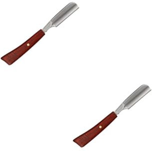 BESTYASH 2pièces Rasoir à Barbe Manuel De Coupe-choux Outil De Rasage Pour Homme Parfait Pour Utilisation à Ou Voyage