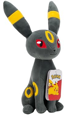 Pokémon Peluche Umbreon Peluche Suave de 20 cm con Detalles auténticos