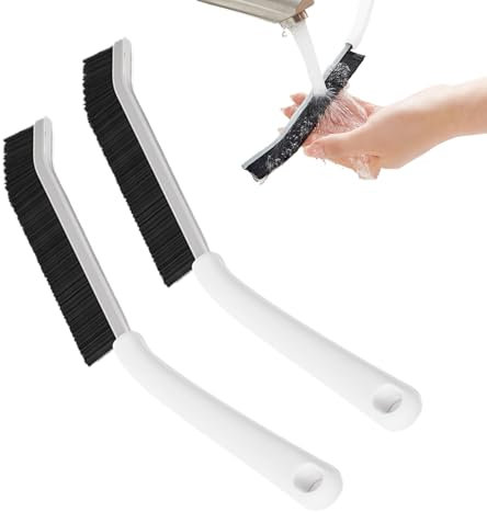 Fugen Reinigungsbürste,Badezimmer Fliesenfugen & Spalten Bürste - 2X Reinigungsbürsten Für Fugen, Tote Winkel, Schmale Räume, Sockelleisten & Schiebetürschienen