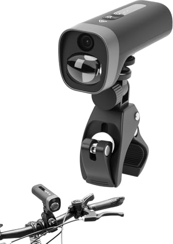 CEMOFE 1080P HD Fahrrad Kamera Mit Halterung Dashcam Fahrrad Wasserdicht Motorrad Camera Dashcam WLAN,Einstellbarer Winkel,2600 mAh Akku,140° Weitwinkelobjektiv,64 GB TF-Karte
