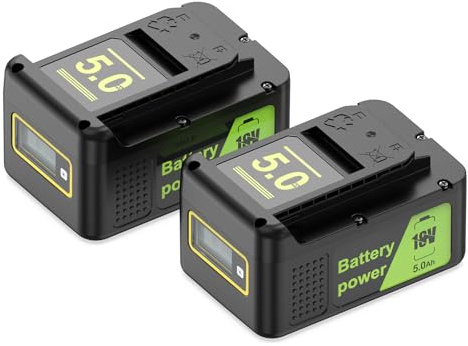 DREAMDASH 2Packs 18V 5Ah Replacement for Karcher Rechargeable Battery, Compatible with Entire 18V Battery Power Range Like Hedge Cutter, Hedge Trimmer, Lawn Mower, Strimmer, Chainsaw