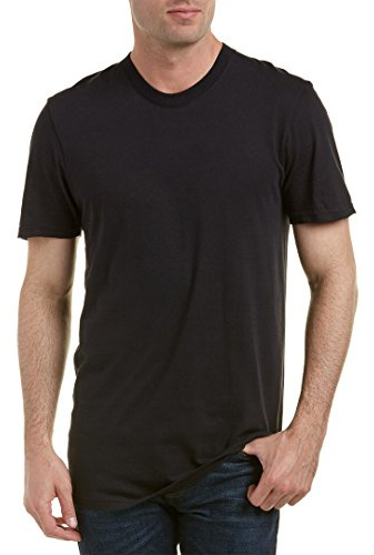 Nautica Men's 3-Pack Cotton Crew Neck T-Shirt, New White/Black/Heather Grey, LG