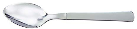 Arcos Cuchillos de Mesa Caja de 12 uds Cuchara de Mesa, Monoblock de una pieza de Acero Inoxidable 18/10 y 210 mm, Color Plata (12 uds)
