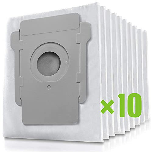 TOPOWN 10 Stück Roomba Ersatzteile Zubehör Ersatz Tool Kit für iRobot Roomba i7 i7+ / i7 Plus E5 E6 E7 S9 Staubsaugerbeutel Roomba Staubbeutel Ersatzkit Zubehör für iRobot Roomba i7 Staubsauger Beutel