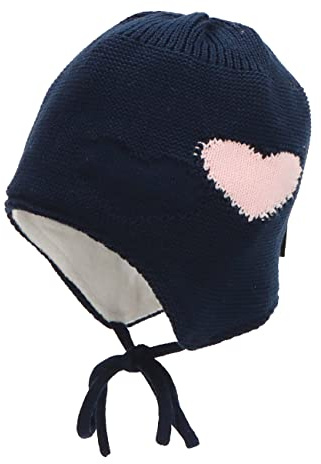 Sterntaler Baby-Mädchen Strickmütze Herzi Mütze