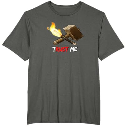 Camiseta de supervivencia para juegos, camiseta Rust Me Torch Hammer Streamer Camiseta