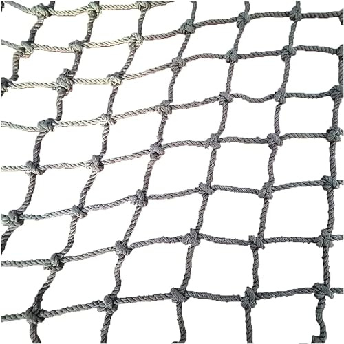 MaiBuL LNENW Kinder Klettergerüst Netz Indoor Outdoor Spielplatz Sicherheitsnetz Fracht Kletternetz Robust und langlebig Customization Safety Rope Net für Kinder (Size : 3 * 3m(9.9 * 9.9ft))