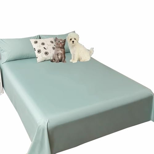 Danchen Waschbare, wasserdichte Hunde- und Katzendecke, weiche Sofa-/Couch-Schutzbezüge, staubdichter Möbelschutz für mittelgroße und große Haustiere (160 x 230 cm, Grün)
