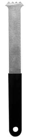 Porceosy 1/2 outils de retrait de pavés avec rainures à micro-dents et poignée en caoutchouc antidérapant pour pelouse, jardin, terrasse, brique, extracteur de pavé de rechange pour jardin, pelouse