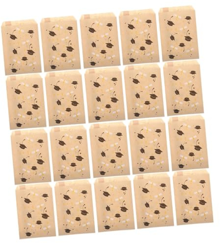VALICLUD 20stücke Abschluss Candy Bags Kraftpapier Kleine Geschenktüten Für Snacks Und Kekse Für Abschlussfeiern Und Partys