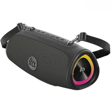 TAZATA BOOMBLAST Mini altoparlante Bluetooth potente 60 W portatile IPX7 impermeabile – 99+ modelli collegabili – Autonomia 4 – 10 ore – Altoparlante senza fili Party Speaker con USB/Aux – Boombox da